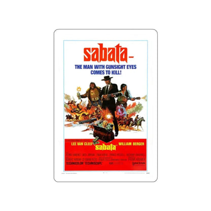 SABATA 1969 Movie Poster STICKER Vinyl Die-Cut Decal 2 Inch - The Sticker Space