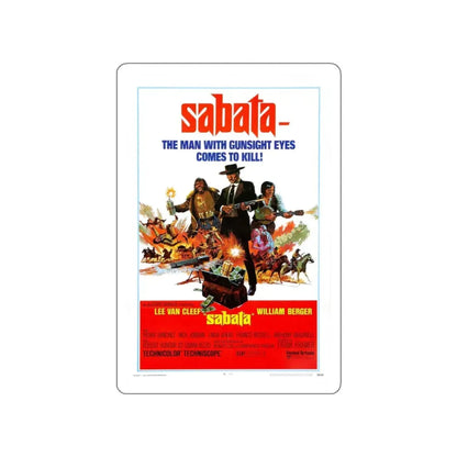 SABATA 1969 Movie Poster STICKER Vinyl Die-Cut Decal 3 Inch - The Sticker Space