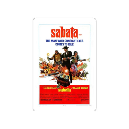 SABATA 1969 Movie Poster STICKER Vinyl Die-Cut Decal 5 Inch - The Sticker Space