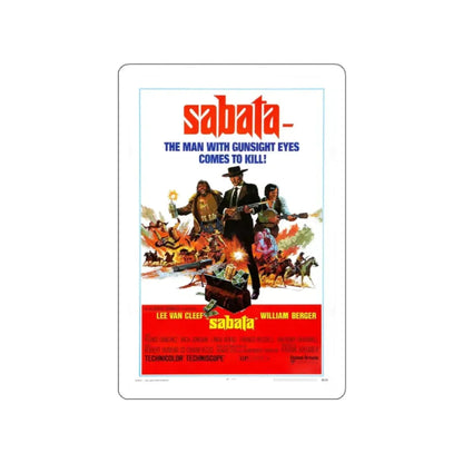 SABATA 1969 Movie Poster STICKER Vinyl Die-Cut Decal - The Sticker Space