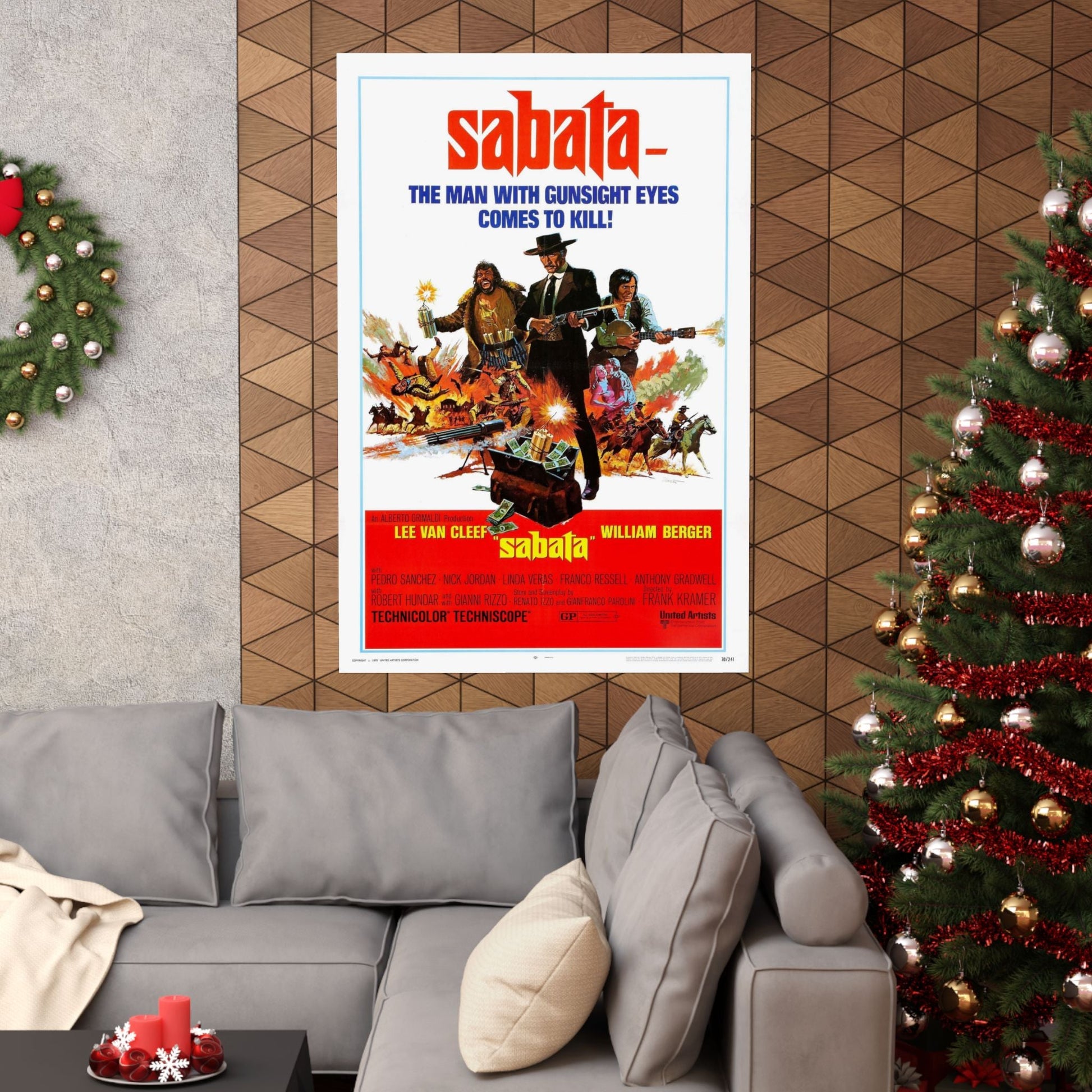 SABATA 1969 - Paper Movie Poster-The Sticker Space