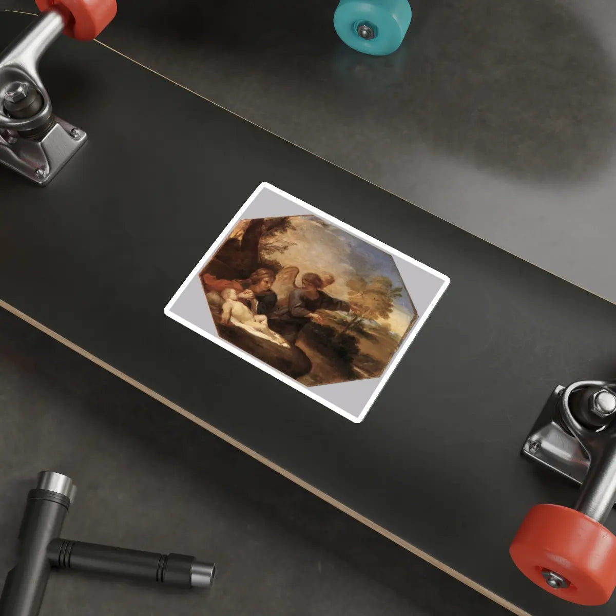 SKU:24211870952072907945 Sticker types:White Shape:Die-Cut Sizes:5" × 5"