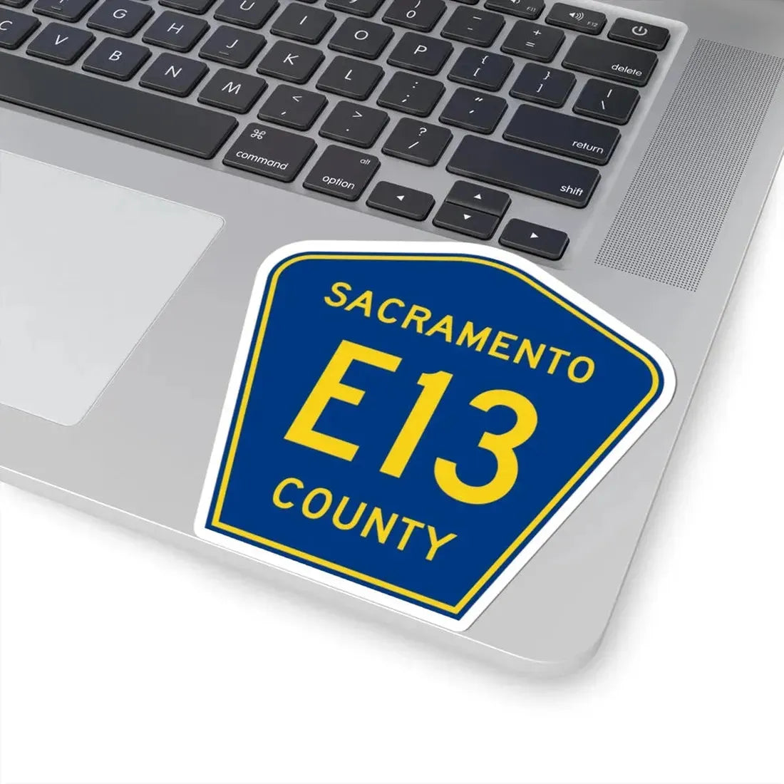 Sacramento County E13 (California) (Road Sign) STICKER Vinyl Kiss-Cut Decal - The Sticker Space