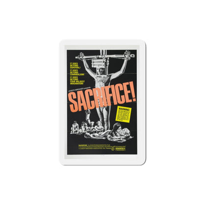 Sacrifice! 1973 Movie Poster Die-Cut Magnet-3 Inch-The Sticker Space