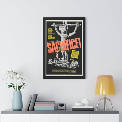 SACRIFICE! (MAN FROM DEEP RIVER) 1972 - Framed Movie Poster-The Sticker Space