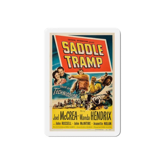Saddle Tramp 1950 Movie Poster Refrigerator Magnet 2 Inch - The Sticker Space