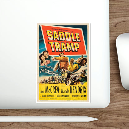 Saddle Tramp 1950 Movie Poster STICKER Vinyl Die-Cut Decal-The Sticker Space