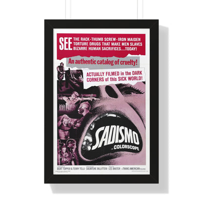 SADISMO 1967 - Framed Movie Poster-16″ x 24″-The Sticker Space