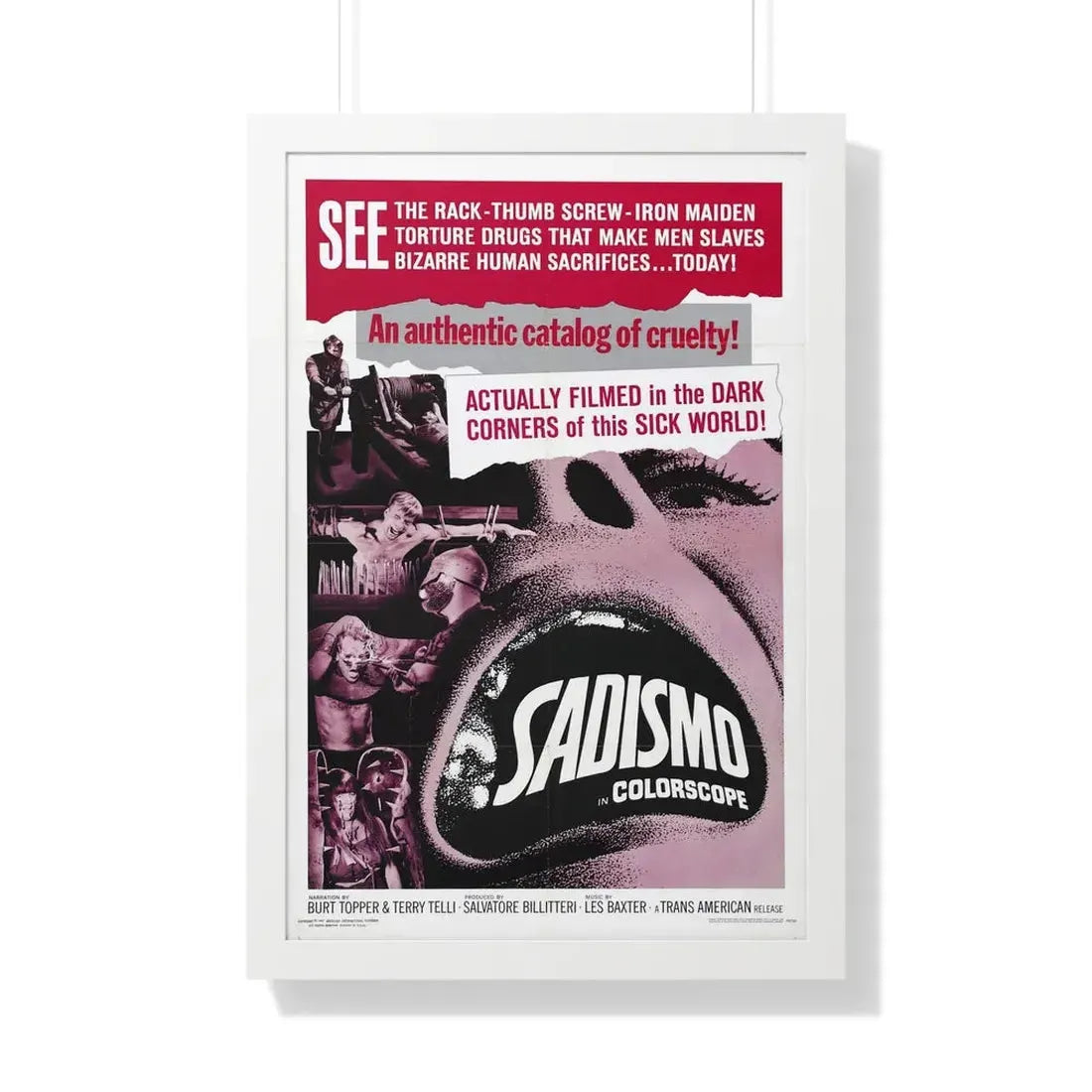 SADISMO 1967 - Framed Movie Poster - The Sticker Space