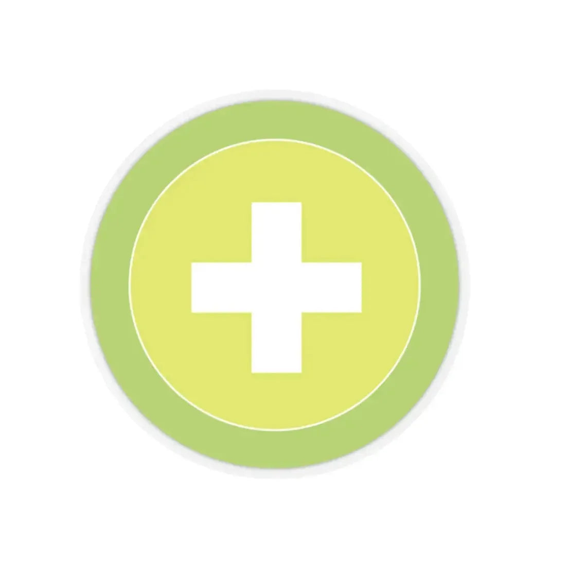 Safety (Boy Scout Merit Badge) STICKER Vinyl Kiss-Cut Decal 2 Inch Transparent - The Sticker Space