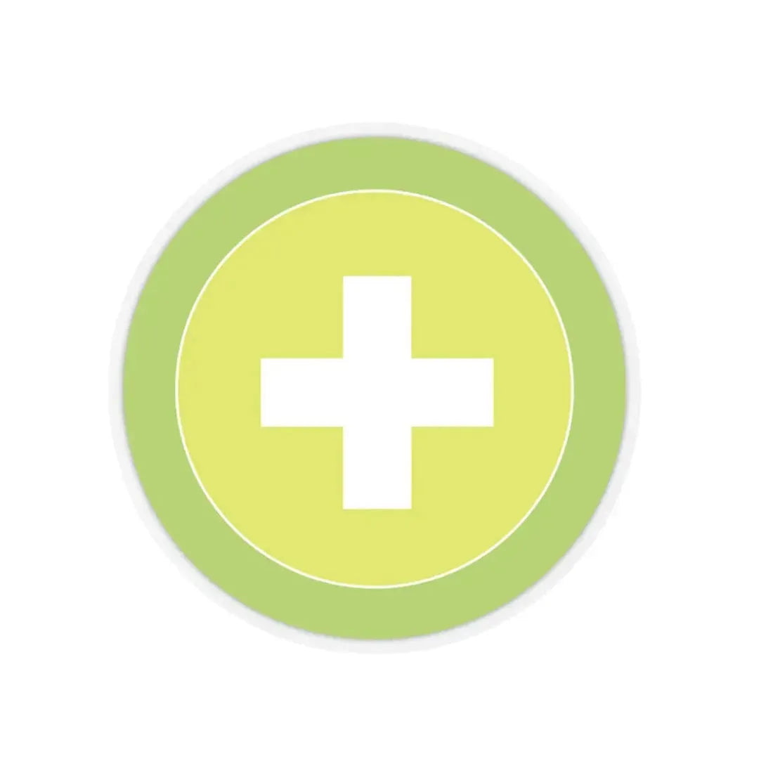 Safety (Boy Scout Merit Badge) STICKER Vinyl Kiss-Cut Decal 3 Inch Transparent - The Sticker Space