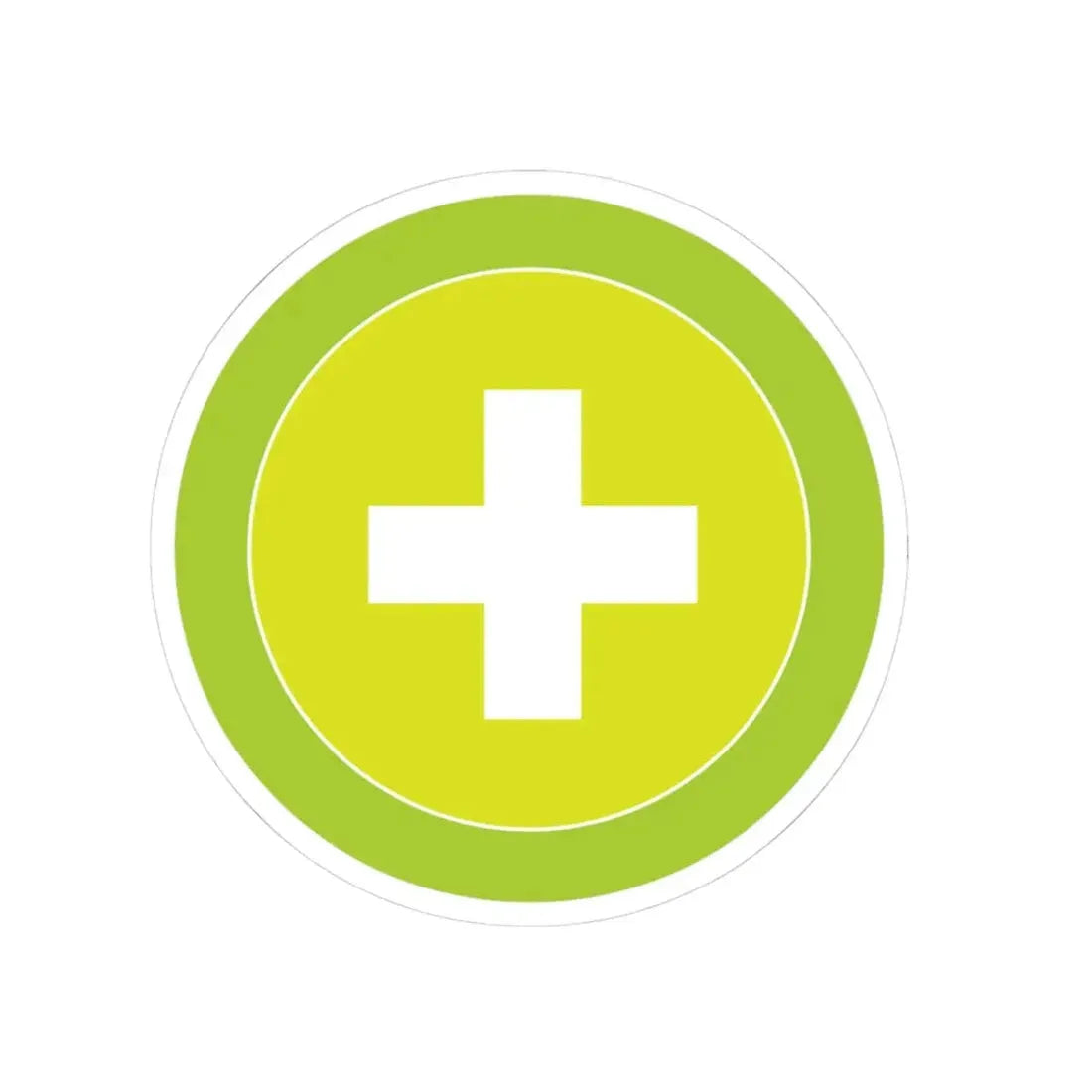 Safety (Boy Scout Merit Badge) STICKER Vinyl Kiss-Cut Decal 3 Inch White - The Sticker Space