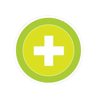 Safety (Boy Scout Merit Badge) STICKER Vinyl Kiss-Cut Decal 3 Inch White - The Sticker Space