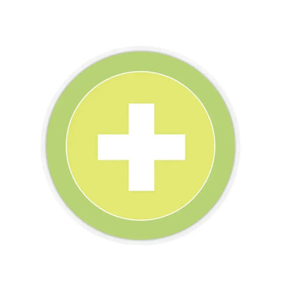 Safety (Boy Scout Merit Badge) STICKER Vinyl Kiss-Cut Decal 4 Inch Transparent - The Sticker Space