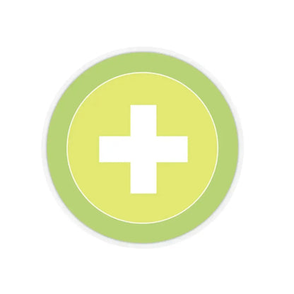 Safety (Boy Scout Merit Badge) STICKER Vinyl Kiss-Cut Decal 6 Inch Transparent - The Sticker Space