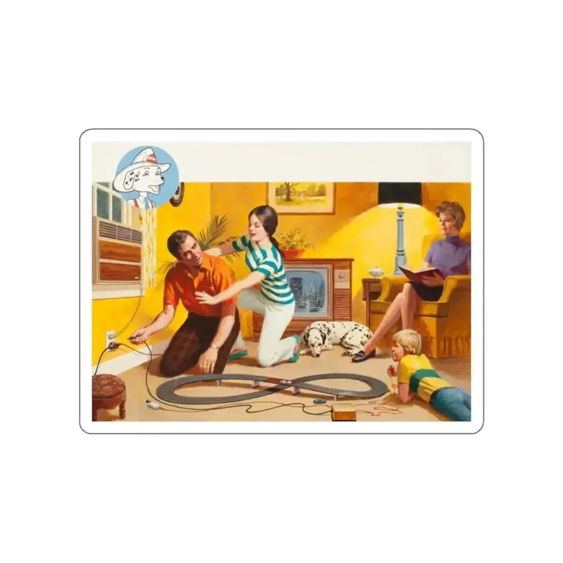 Safety First, NFPA advertisement (Magazine Illustration) STICKER Vinyl Die-Cut Decal White Die-Cut 2 Inch - The Sticker Space