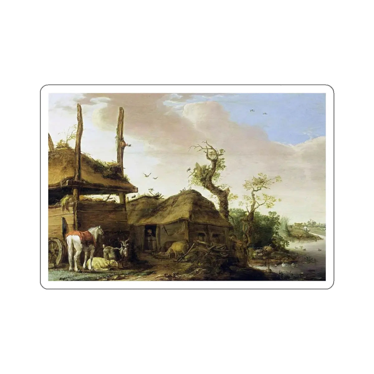 SKU:33069012087648455729 Sticker types:White Shape:Die-Cut Sizes:4" × 4"