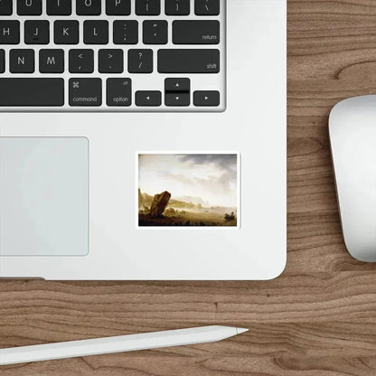 SAFTLEVEN, Herman - Mediterranean Coastal Scene (Artwork) STICKER Vinyl Die-Cut Decal - The Sticker Space