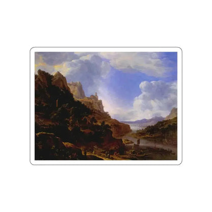 SAFTLEVEN, Herman - Rhineland Fantasy View (Artwork) STICKER Vinyl Die-Cut Decal White Die-Cut 4 Inch - The Sticker Space