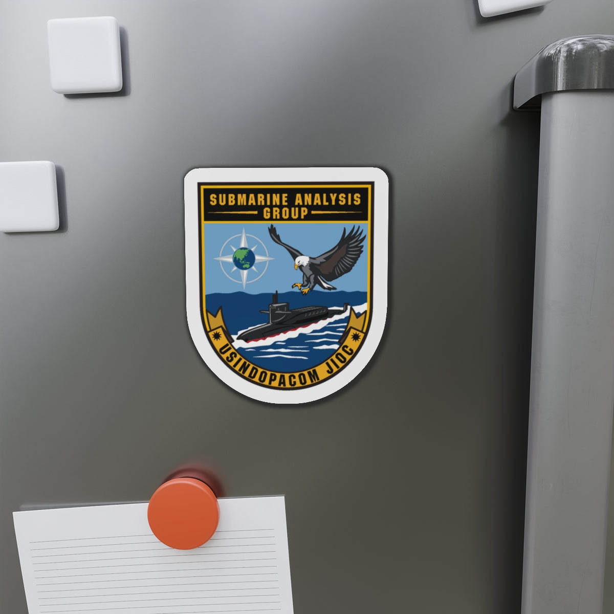 SAG USINDOPACOM JIOC (U.S. Navy) Die-Cut Magnet-The Sticker Space