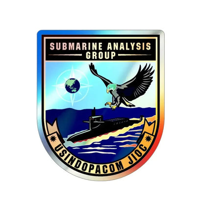 SAG USINDOPACOM JIOC (U.S. Navy) Holographic STICKER Die-Cut Vinyl Decal 5 Inch Holographic - The Sticker Space