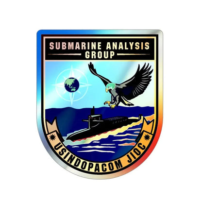 SAG USINDOPACOM JIOC (U.S. Navy) Holographic STICKER Die-Cut Vinyl Decal - The Sticker Space