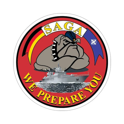 SAGA 400 (USMC) STICKER Vinyl Die-Cut Decal 4 Inch - The Sticker Space