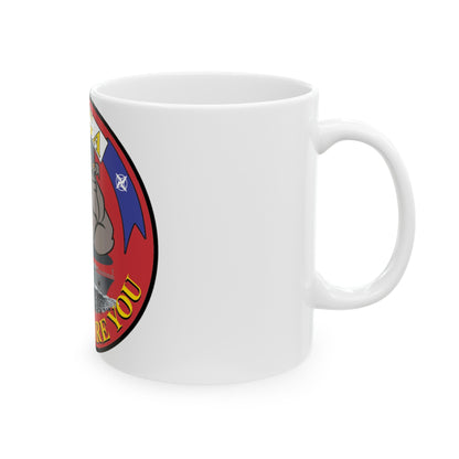 SAGA 400 (USMC) White Coffee Mug-The Sticker Space