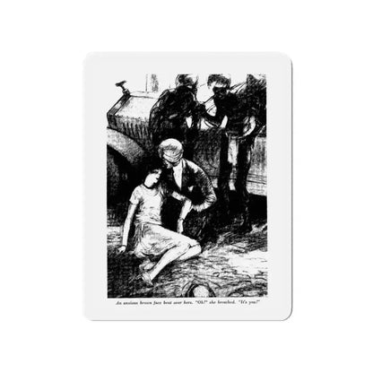 Sagging South (2), Collier's, November 20, 1926 (Magazine Illustration) Refrigerator Magnet 4 Inch Die-Cut - The Sticker Space