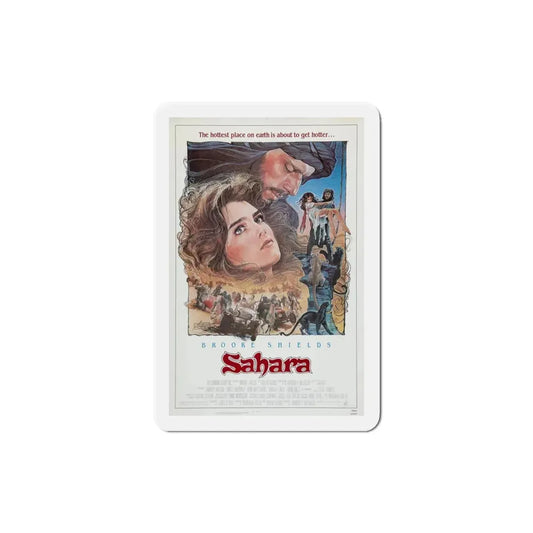 Sahara 1984 Movie Poster Refrigerator Magnet 3 Inch - The Sticker Space