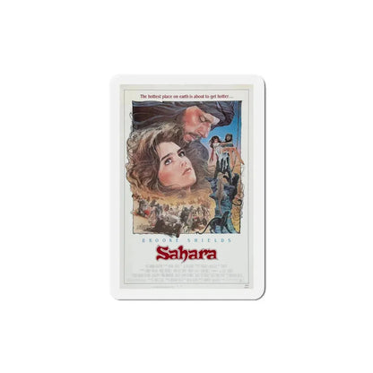 Sahara 1984 Movie Poster Refrigerator Magnet 4 Inch - The Sticker Space