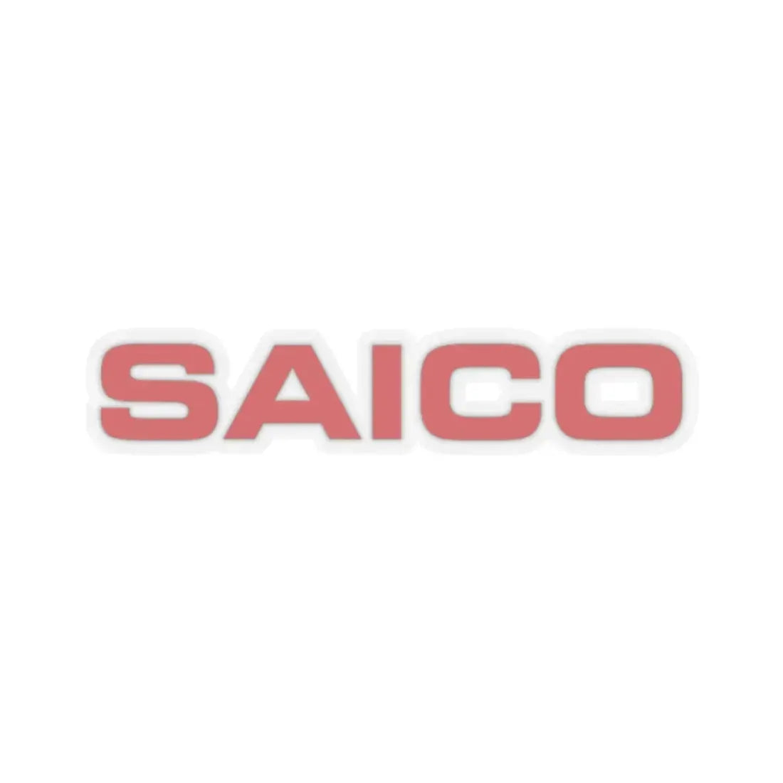 Saico (Logo) STICKER Vinyl Kiss-Cut Decal 2 Inch Transparent - The Sticker Space
