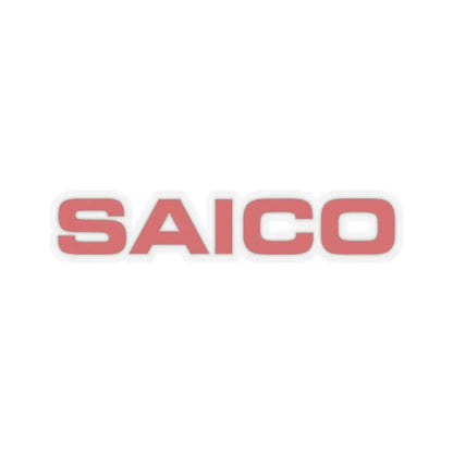 Saico (Logo) STICKER Vinyl Kiss-Cut Decal 6 Inch Transparent - The Sticker Space