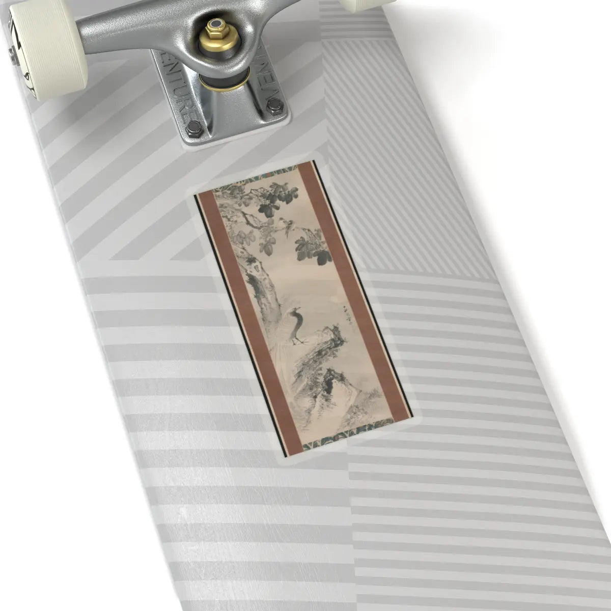 Saien Hōsai (Xiyua Fangqi) - Pheasant beneath Paulownia Tree - 18th century v1 - STICKER Vinyl Kiss-Cut Decal