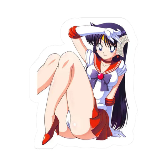 Sailor Moon Hino Rei Sailor Mars 1 (Anime/Ecchi) STICKER Vinyl Kiss-Cut Decal 2 Inch White - The Sticker Space