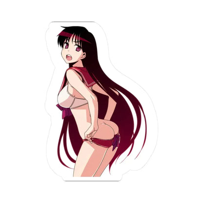 Sailor Moon Hino Rei Sailor Mars 2 (Anime/Ecchi) STICKER Vinyl Kiss-Cut Decal 6 Inch White - The Sticker Space