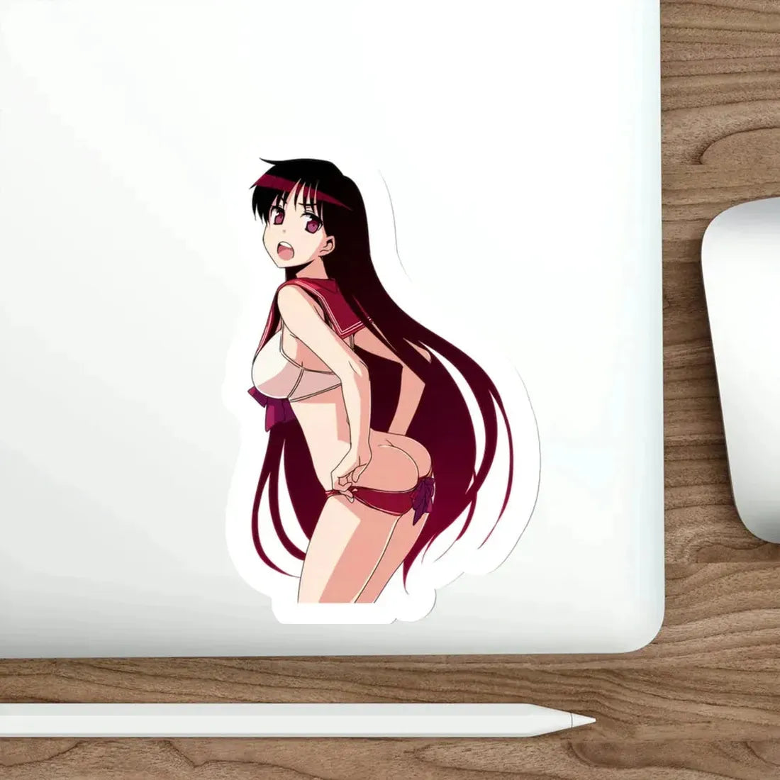 Sailor Moon - Hino Rei Sailor Mars v2 (Anime/Ecchi/Waifu) STICKER Vinyl Die-Cut Decal - The Sticker Space
