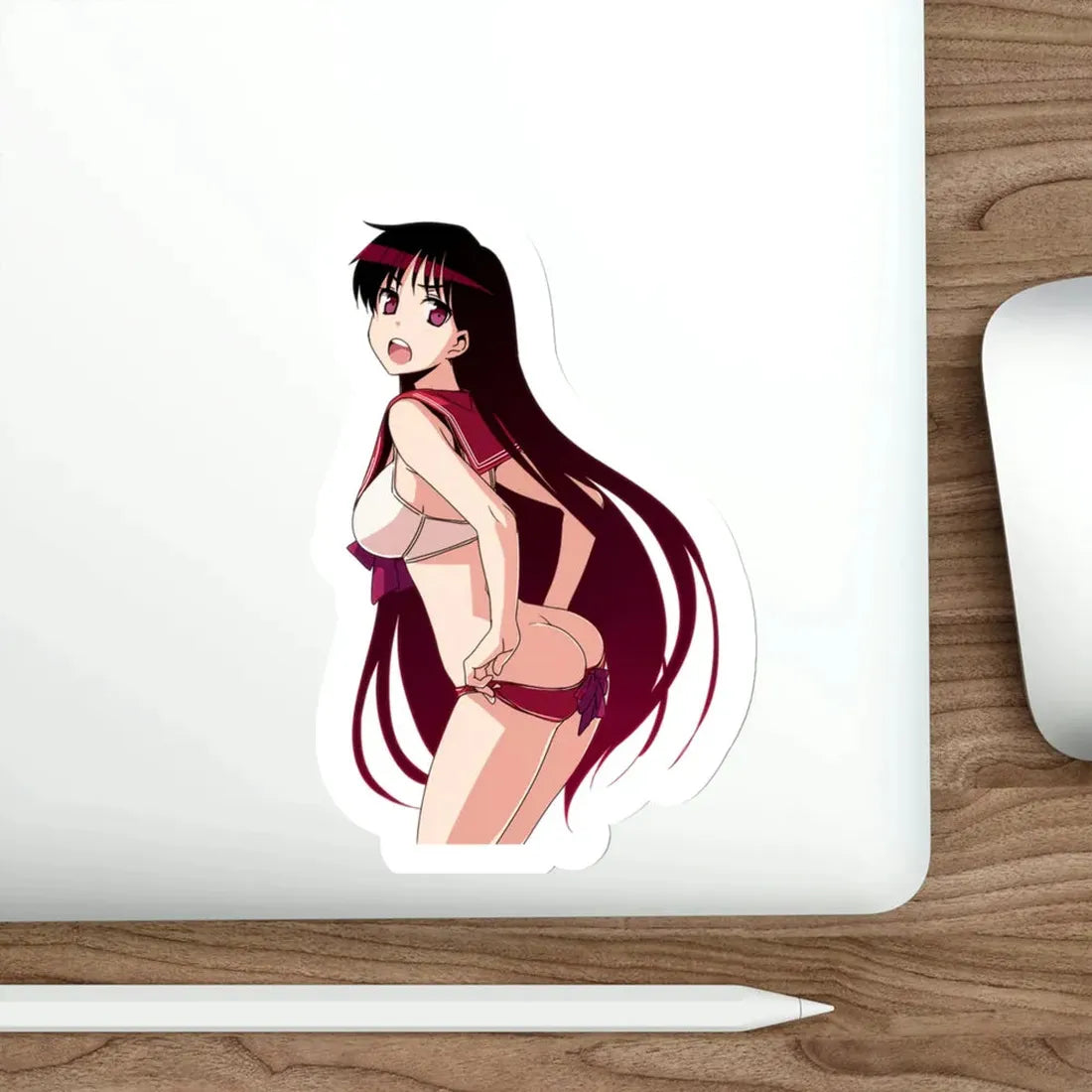 Sailor Moon - Hino Rei Sailor Mars v2 (Anime/Ecchi/Waifu) STICKER Vinyl Die-Cut Decal - The Sticker Space