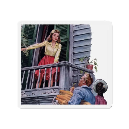 Sailor's Girl (1), The American Magazine, January 1942 (Magazine Illustration) Refrigerator Magnet - The Sticker Space