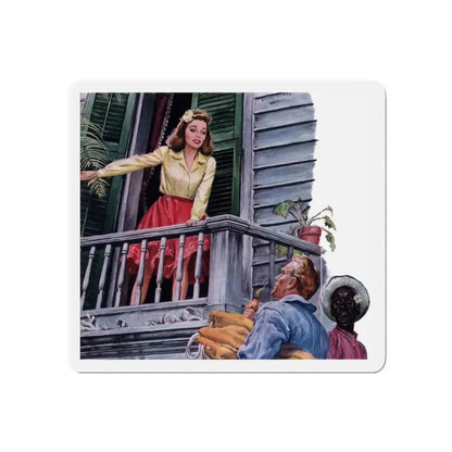 Sailor's Girl (1), The American Magazine, January 1942 (Magazine Illustration) Refrigerator Magnet - The Sticker Space