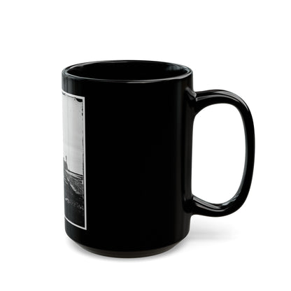 Saint Augustine, Fla. Bastions Of Fort Marion (U.S. Civil War) Black Coffee Mug-The Sticker Space