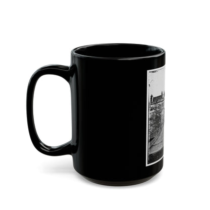 Saint Augustine, Fla. Sally Port Of Fort Marion (U.S. Civil War) Black Coffee Mug-The Sticker Space