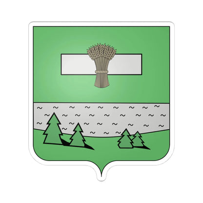 Saint-Gédeon Blason (Canada) (Coat of Arms) STICKER Vinyl Kiss-Cut Decal 4 Inch White - The Sticker Space