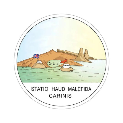 Saint Lucia 1875-1939 STICKER Vinyl Die-Cut Decal 6 Inch - The Sticker Space