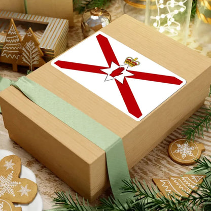 Saint Patricks flag for Northern Ireland crowned (Ireland) STICKER Vinyl Kiss-Cut Decal - The Sticker Space