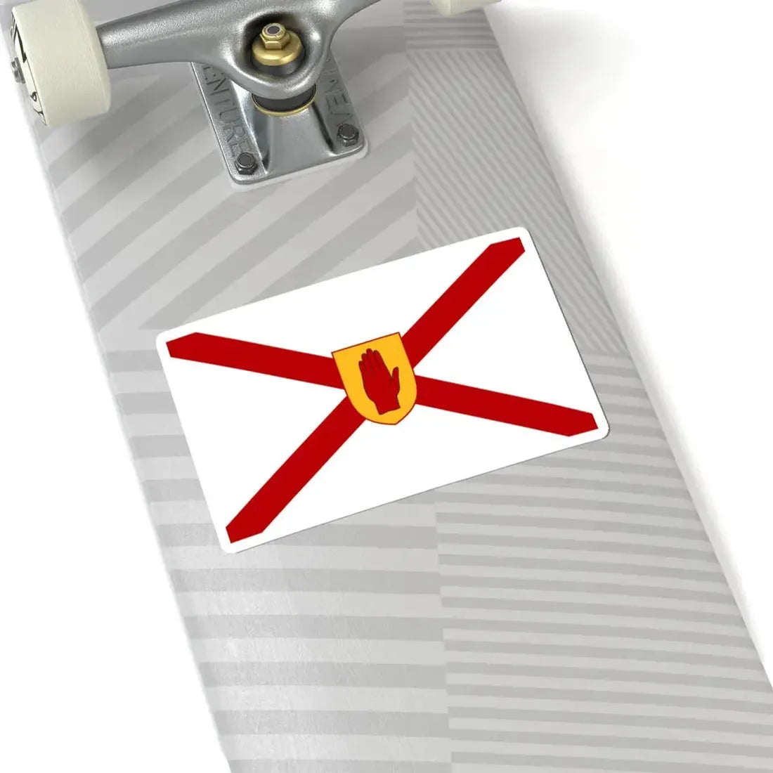 Saint Patricks flag for Northern Ireland golden shield (Ireland) STICKER Vinyl Kiss-Cut Decal - The Sticker Space