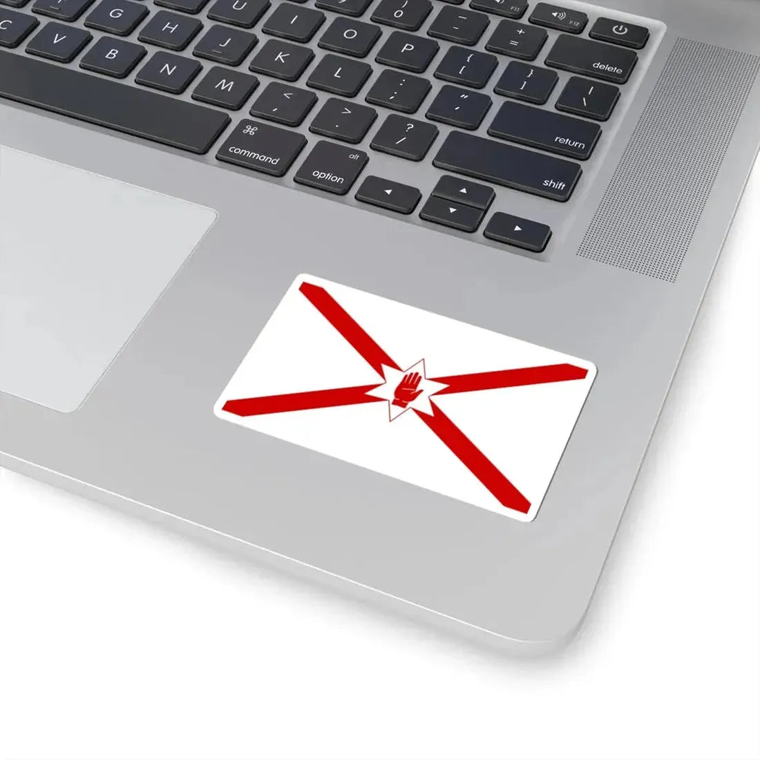 Saint Patricks flag for Northern Ireland (Ireland) STICKER Vinyl Kiss-Cut Decal - The Sticker Space