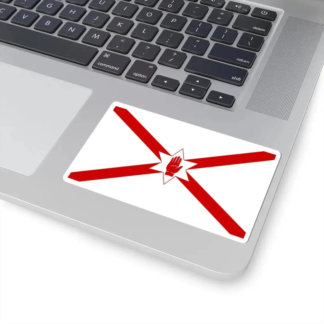 Saint Patricks flag for Northern Ireland (Ireland) STICKER Vinyl Kiss-Cut Decal - The Sticker Space