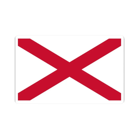 Saint Patricks Saltire (Ireland) STICKER Vinyl Kiss-Cut Decal 2 Inch White - The Sticker Space