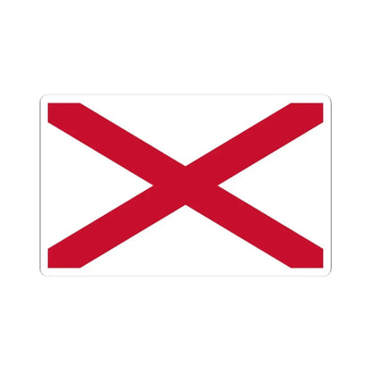 Saint Patricks Saltire (Ireland) STICKER Vinyl Kiss-Cut Decal 4 Inch White - The Sticker Space